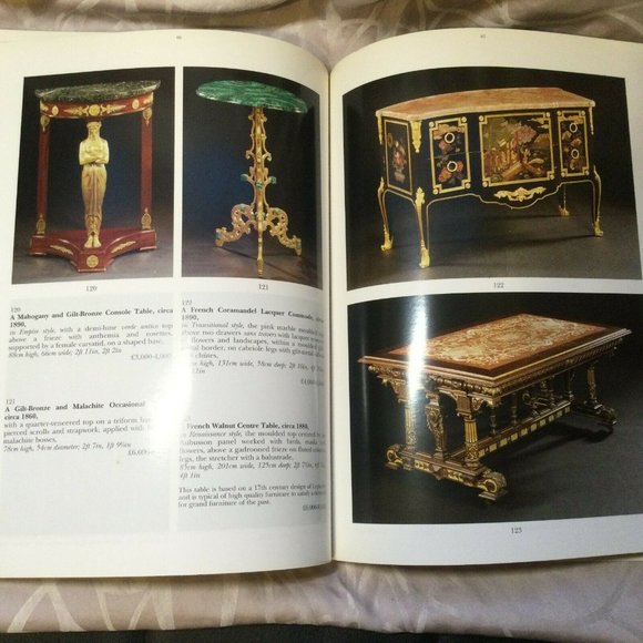 Sotheby's London Catalogue 1995 19th and 20th Century Furniture and Decorations - Picture 6 of 12